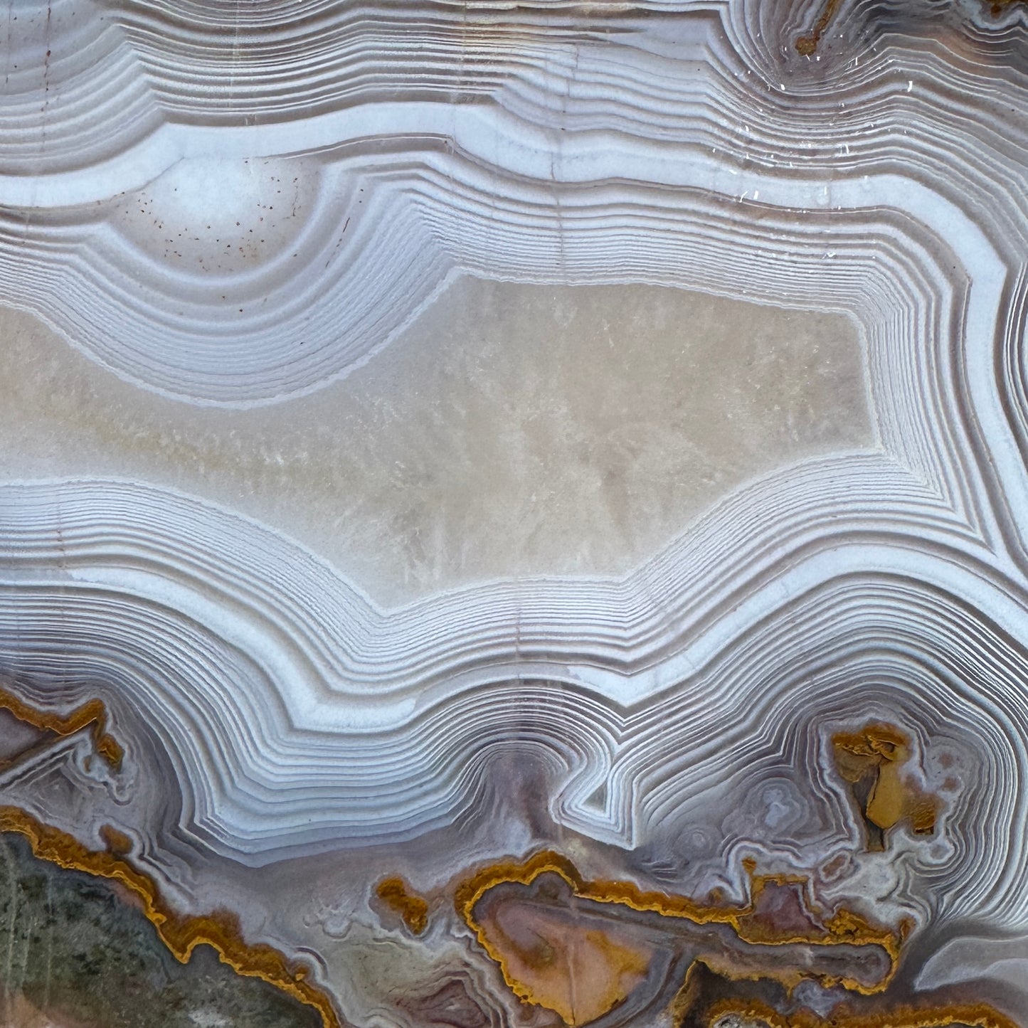 MOROCCAN SHADOW AGATE Slab - 115 grams