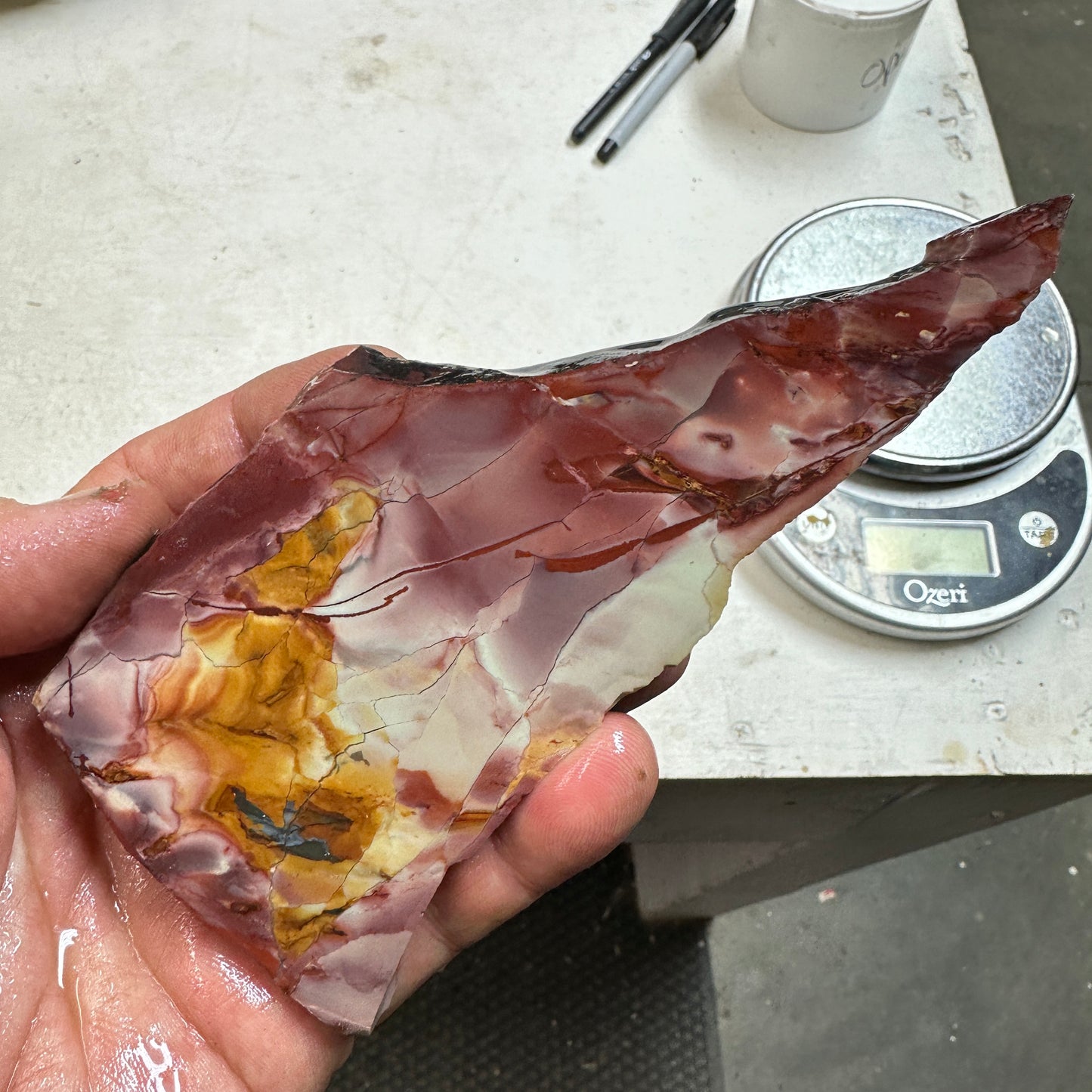 MESCALERO JASPER Slab - 126 grams