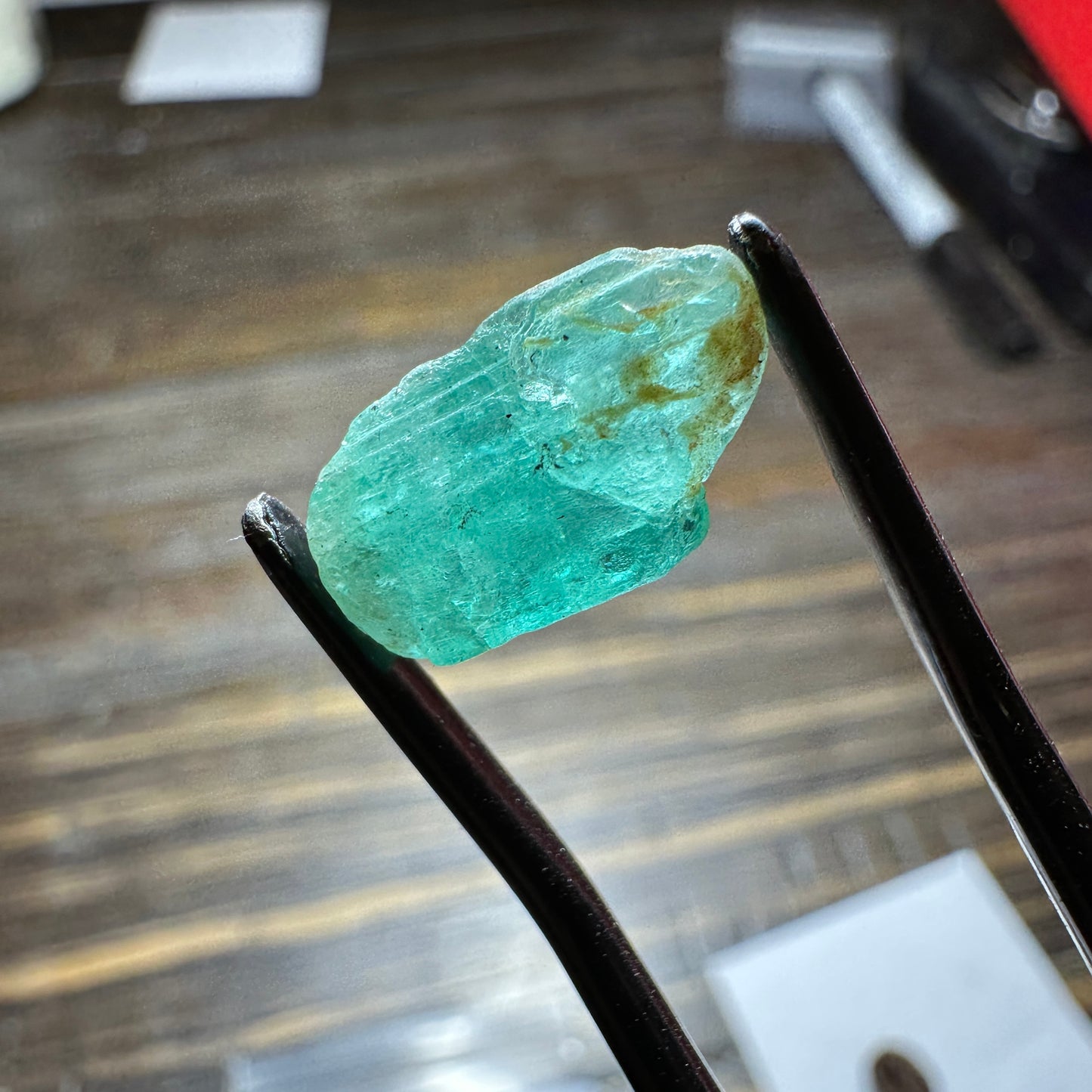 6.62ct VANADIUM EMERALD Facet Rough