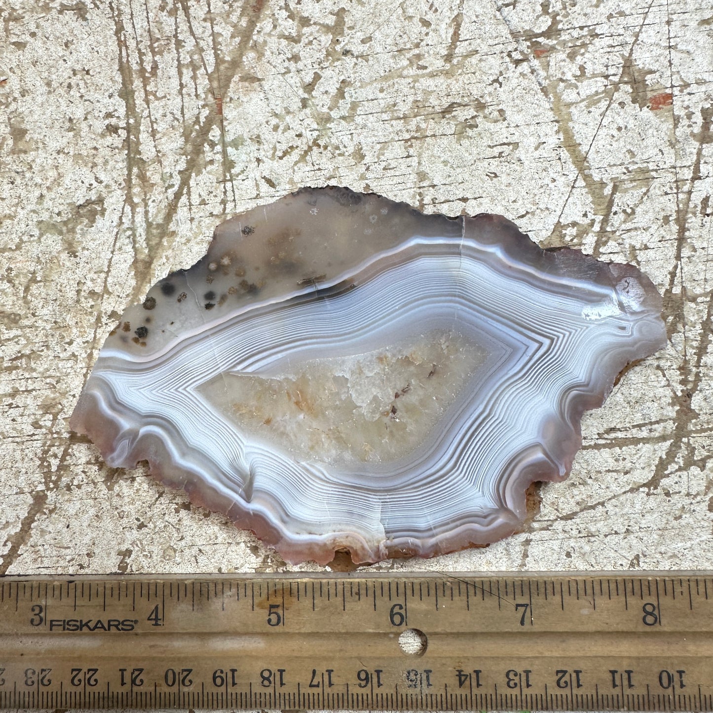 MOROCCAN AHOULI AGATE Slab - 107 grams