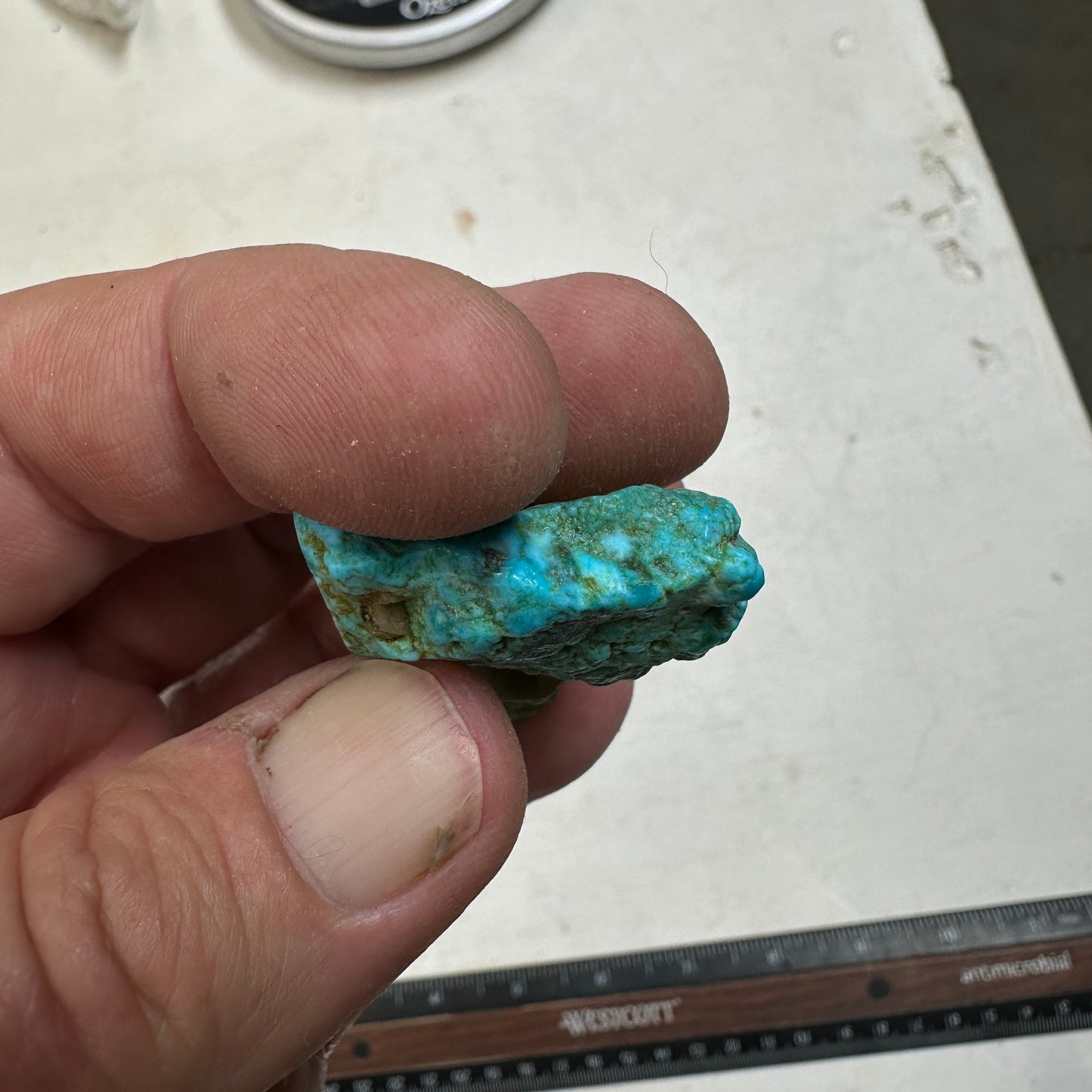 KINGMAN RED WEB Turquoise rough - 31 grams