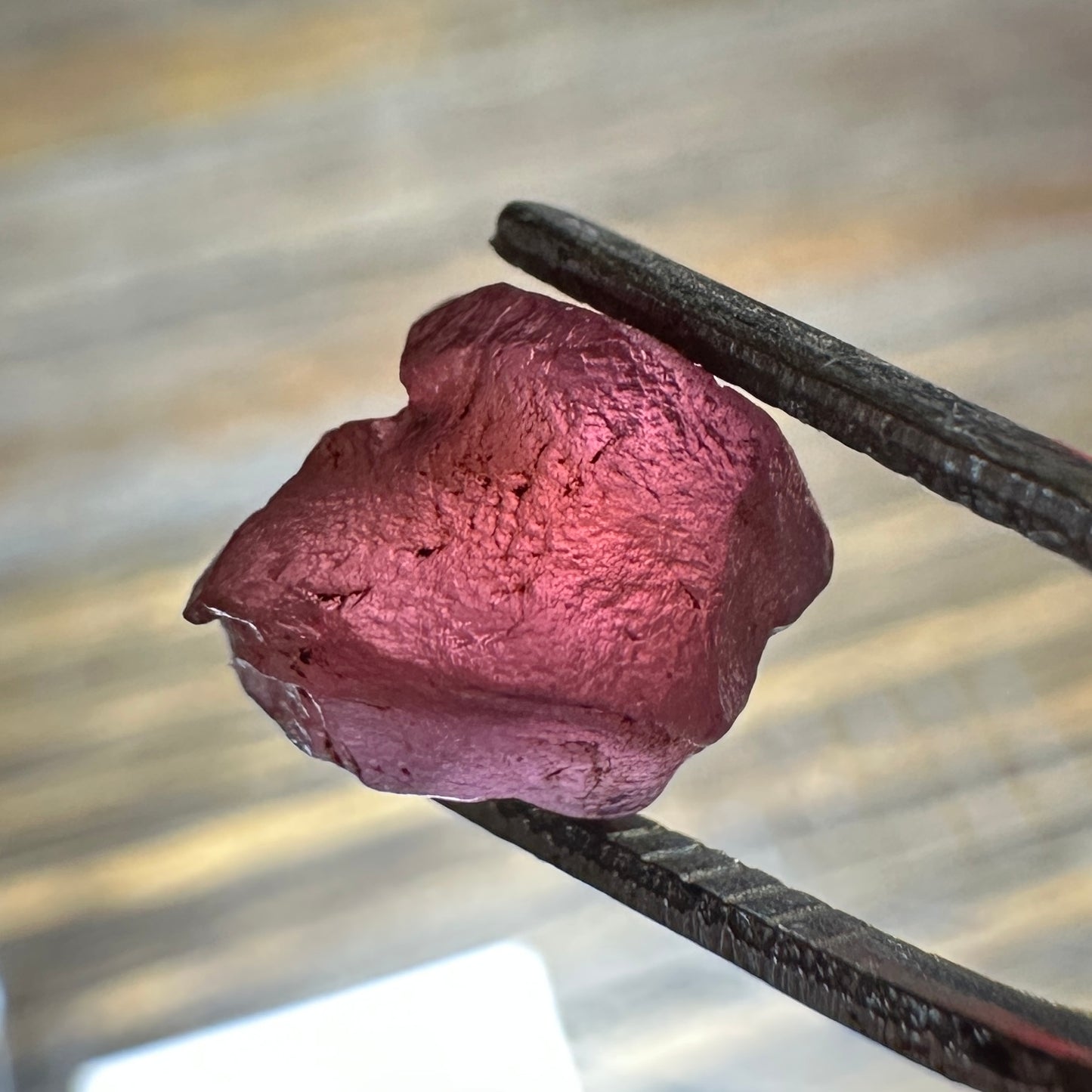 4.93ct MALAYA GARNET Facet Rough