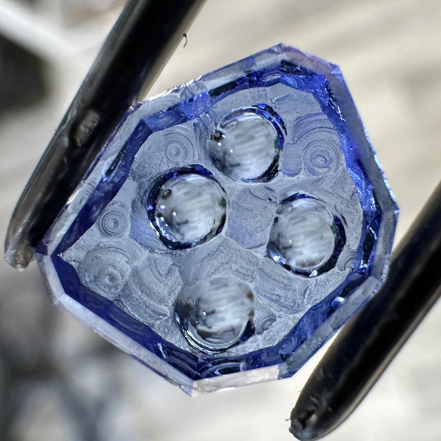 3.62ct Unheated TANZANITE Faceted Stone TAN002