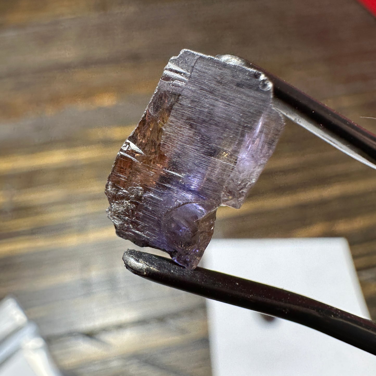7.67ct unheated TANZANITE Facet Rough