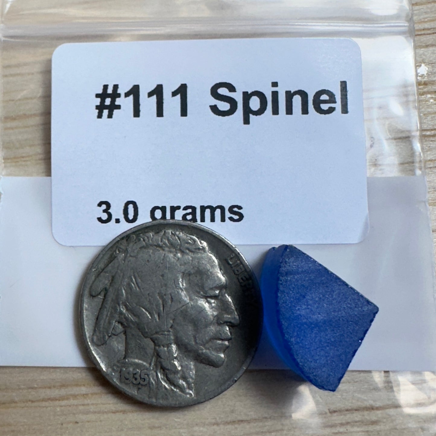 3.0 gram #111 SPINEL Facet Rough