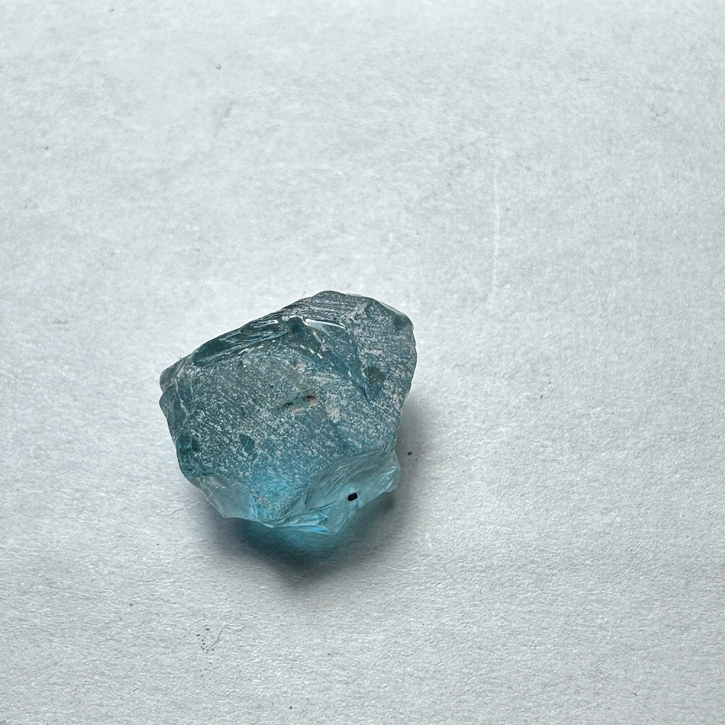 7.70ct BLUE ZIRCON Facet Rough