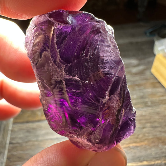 344ct Brazilian AMETHYST QUARTZ Facet Rough
