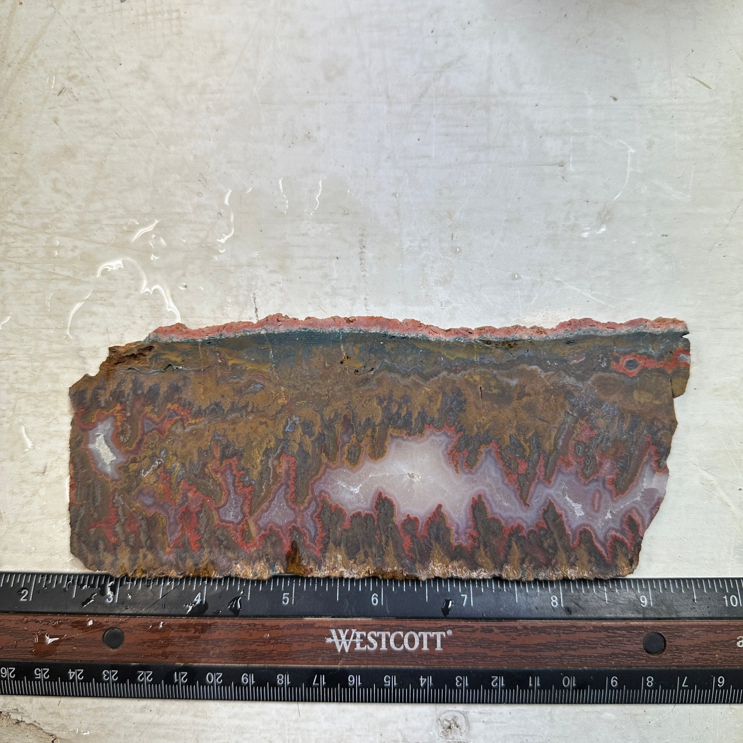 MOROCCAN SEAM AGATE Slab - 206 grams