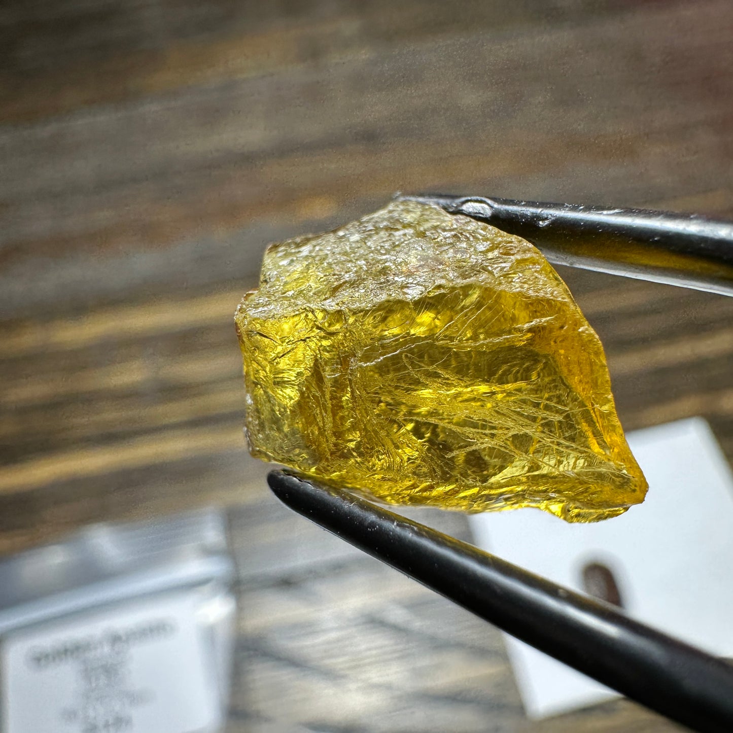 12.38ct GOLDEN APATITE Facet Rough