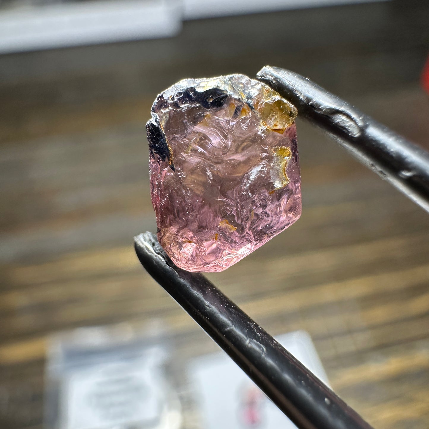 CONGO TOURMALINE 3pcs., 1.70g Facet Rough Parcel