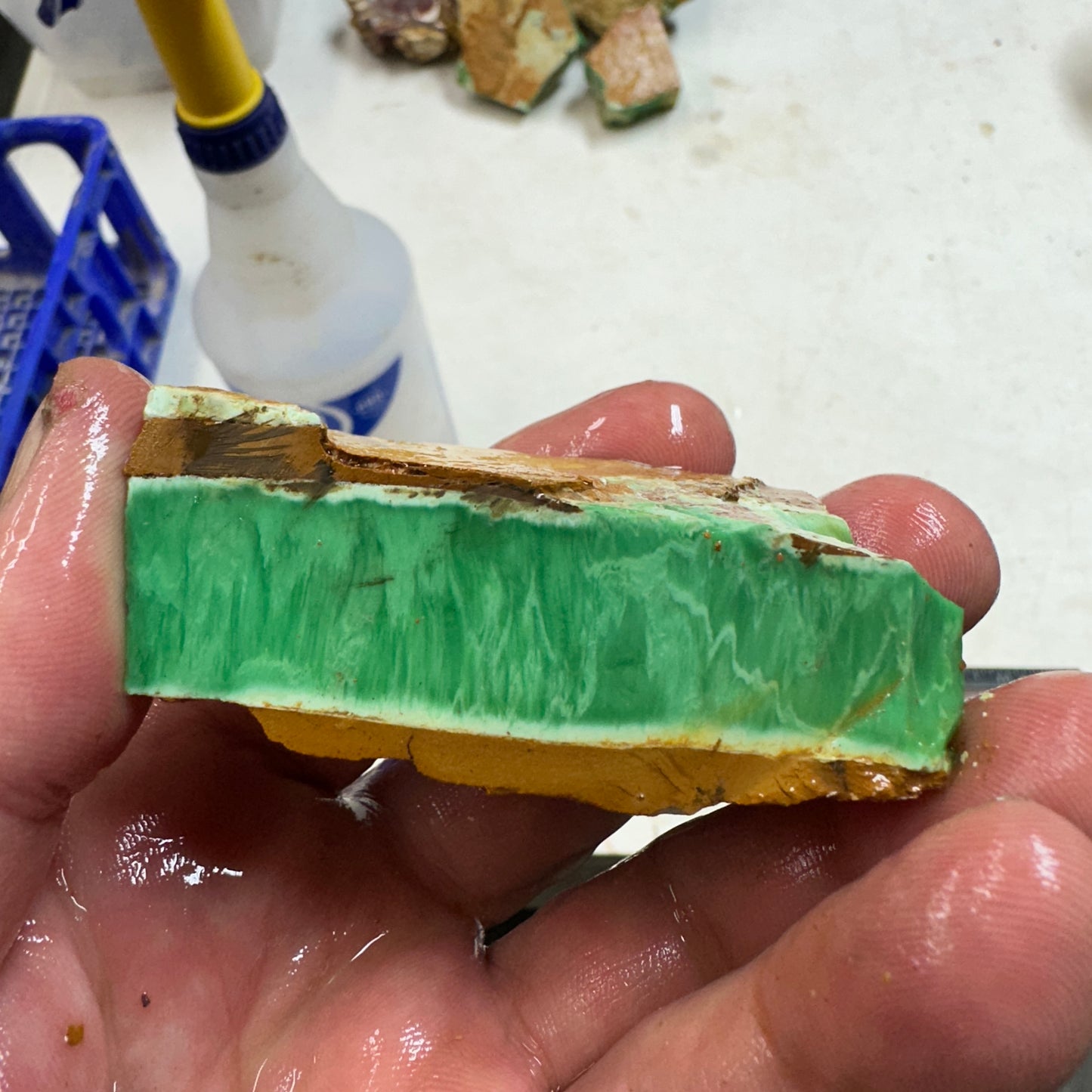 AUSTRALIAN VARISCITE Plate - 128 grams