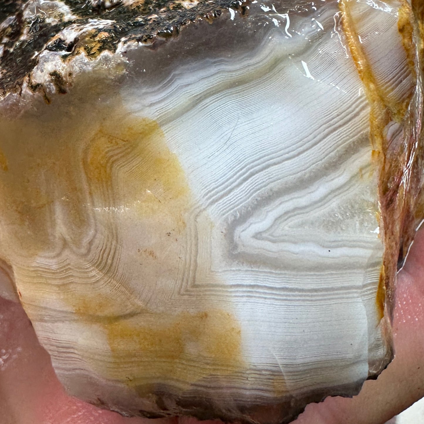 MOROCCAN AGATE Rough - 1.11 Pounds