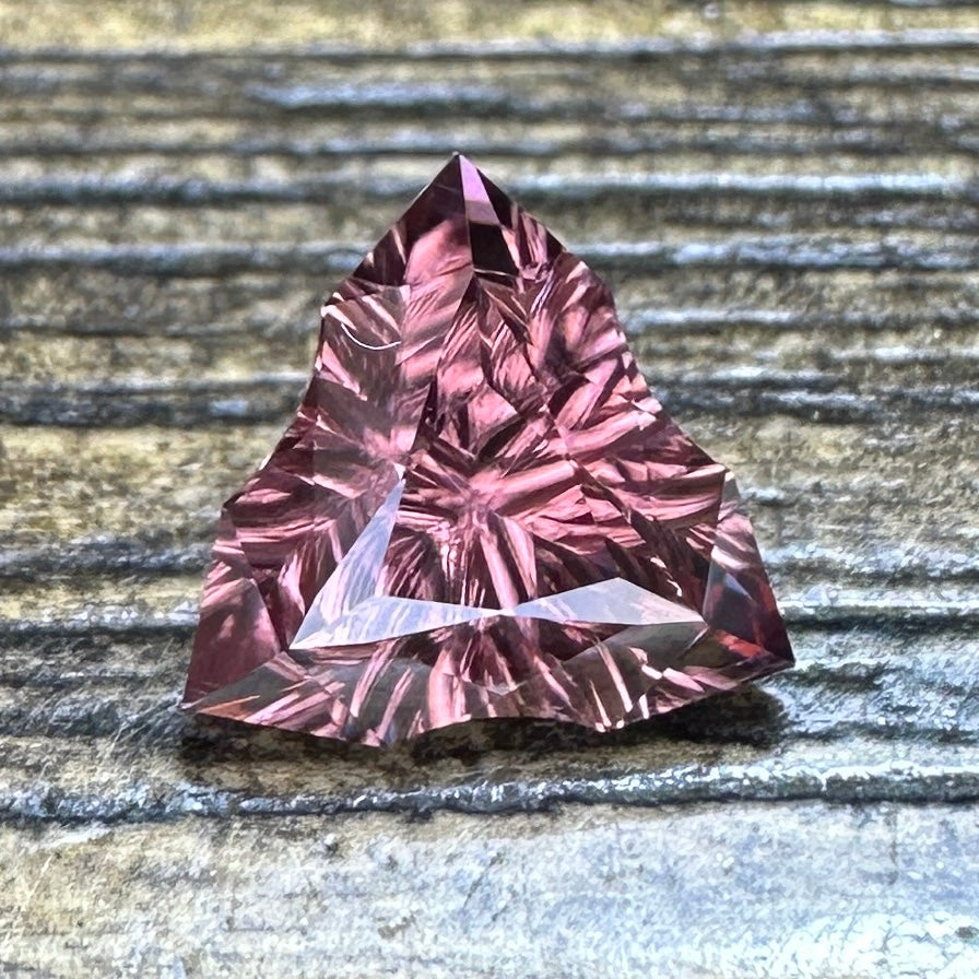 2.13ct Rose ZIRCON Faceted Stone ZIR003