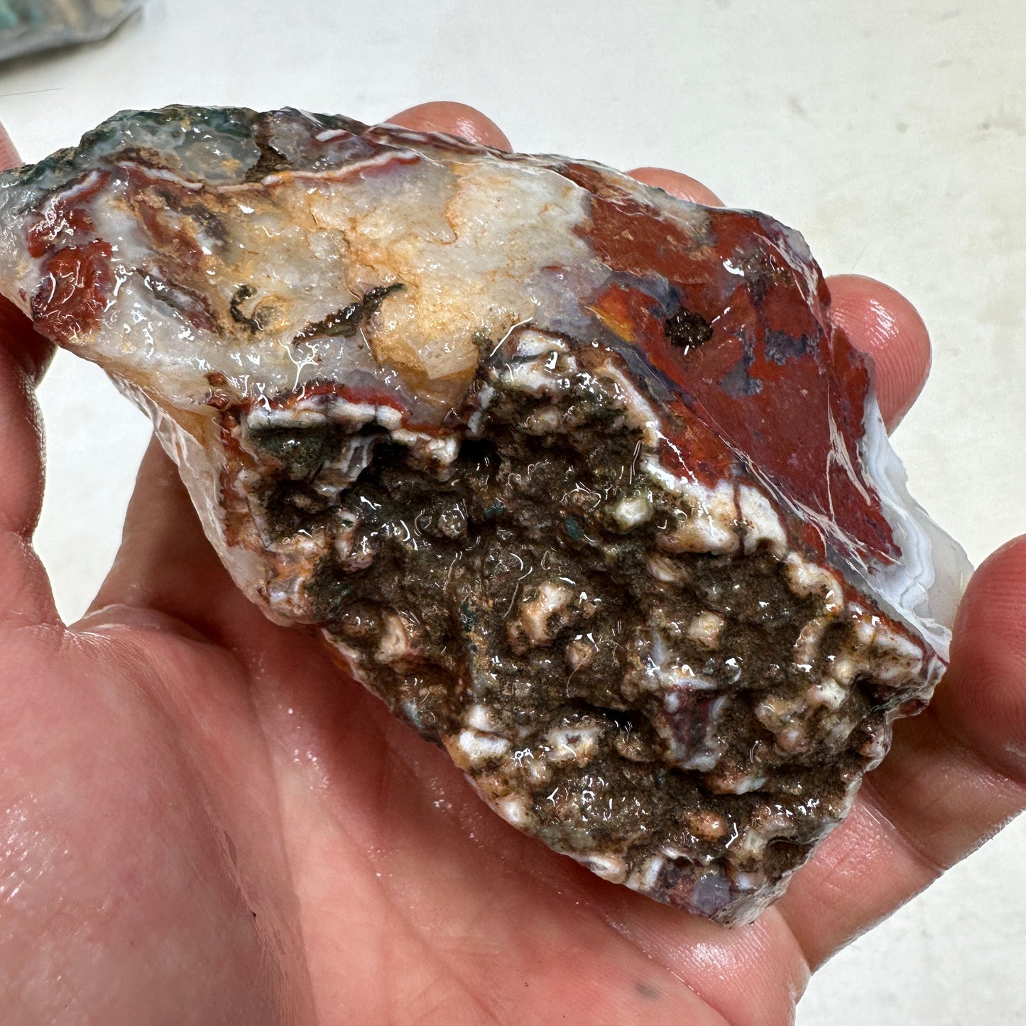 MOROCCAN AGATE Rough - 1.01 Pounds