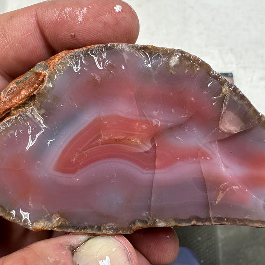 SWAZI ROSE AGATE Rough - 0.83 Pounds