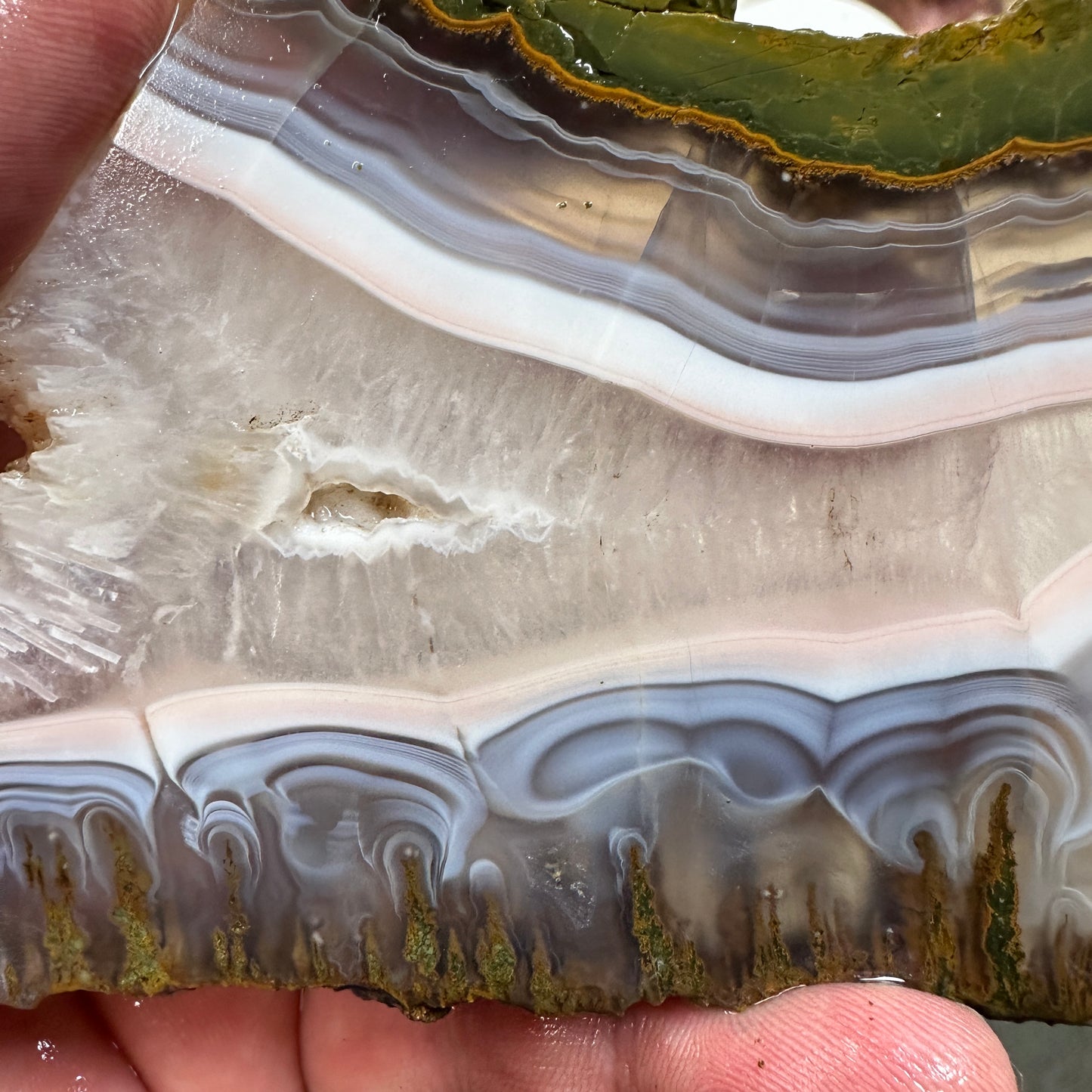 MOROCCAN KERROUCHEN AGATE Slab - 160 grams