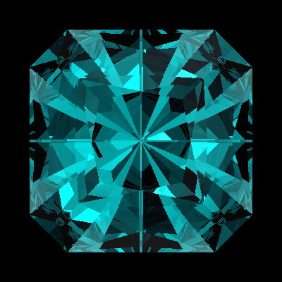 'Frost Queen' Square Cut Faceting Design