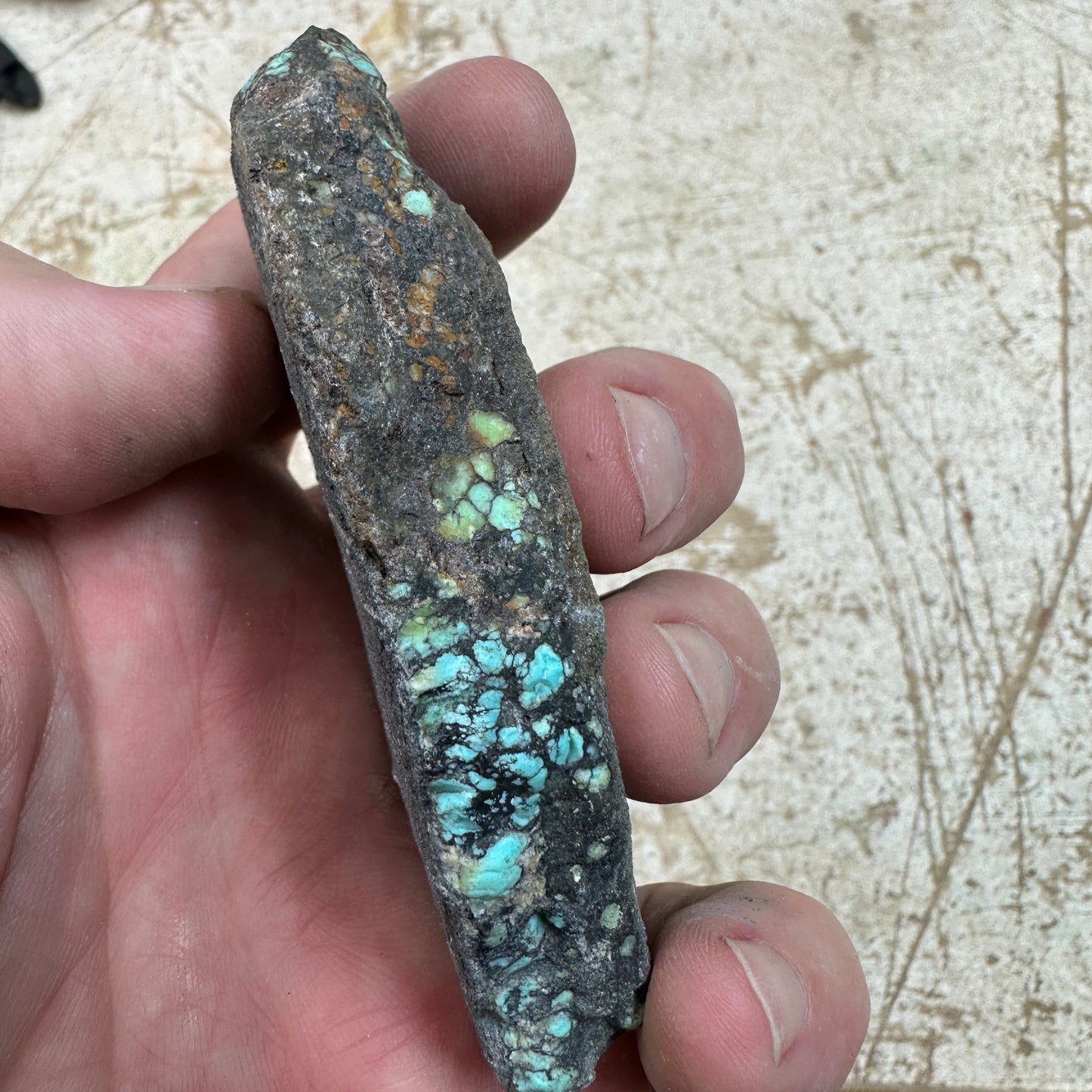 161 gram Hubei Turquoise rough