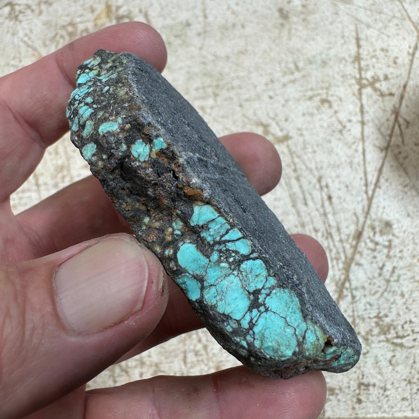 161 gram Hubei Turquoise rough