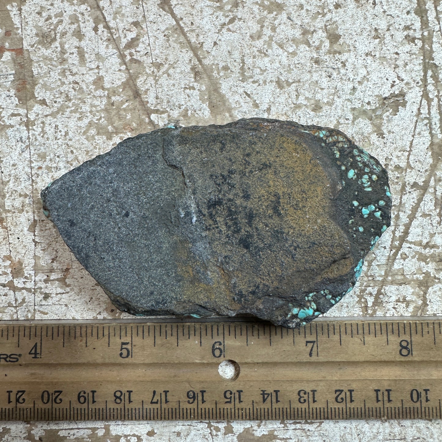 161 gram Hubei Turquoise rough