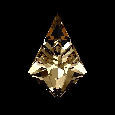 'Topaz Kite' Kite Cut Faceting Design