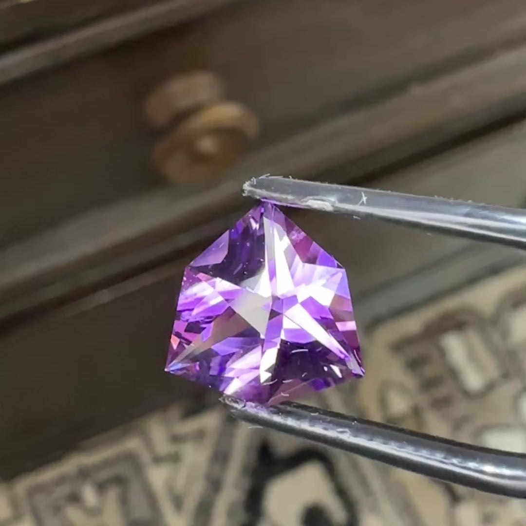 4.28ct AMETHYST Faceted Stone QTZ003 – SilverHill Lapidary